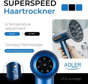 AD 2271 Suszarka do włosów superspeed 27