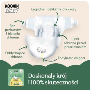 Muumi Newborn 1, 2-5 kg, 25 szt. 3