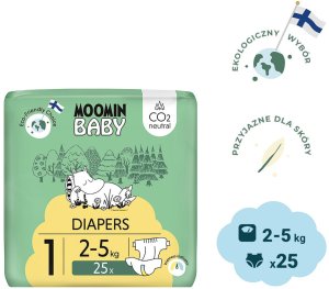 Muumi Newborn 1, 2-5 kg, 25 szt. 7