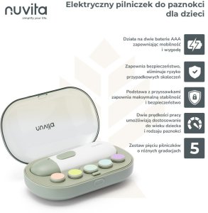 Nuvita Elektryczny pilniczek do paznokci dla dzieci 8