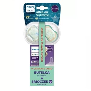 Zestaw Butelka 125 ml Natural Response SCY900/01+ smoczki SCF376/18 1