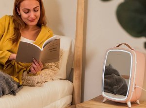 Lodówka kosmetyczna Bamba CoolingBeauty 6000 Mirror Cecotec Różowy 6