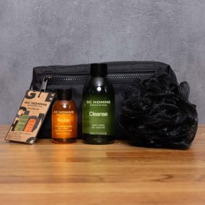 Grace Cole Homme Grooming Shower Set ( Mandarinka, Bergamot &amp; Rozmarýn ) - Dárková sada péče o tělo v kosmetické tašce 1