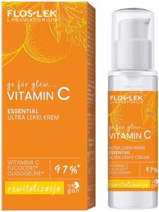 Floslek Go For Glow Vitamin C Ultra lekki krem na dzień i na noc 30ml 1