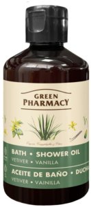Green Pharmacy Olejek do Kąpieli i pod Prysznic Wetyweria i Wanilia 250ml 1