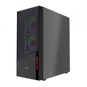 Obudowa Midi Tower Fornax 4300 ATX czarna 1