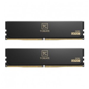Team Group DDR5 - 32GB - 6400 - CL - 40 (2x 16 GB) dual kit, RAM (Kolor: CZARNY, CTCED532G6400HC40BDC01, AMD EXPO) 1