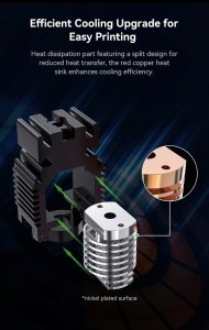 Ender-3 V3 SE/KE Ceramic Heating Block Kit-Quick-swap Nozzle Kit (4001030135) 3