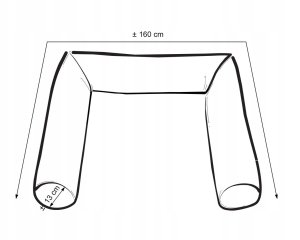 Ochraniacz wałek do łóżeczka niemowlęcego - woodland green 4