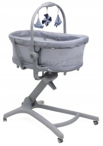 Łóżeczko dziecięce wielofunkcyjne BABY HUG PRO 5w1 szare EARL GREY Chicco 1