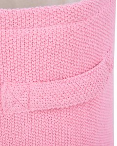 Beliani Kosz jednorożec bawełniany różowy NARROTI 5