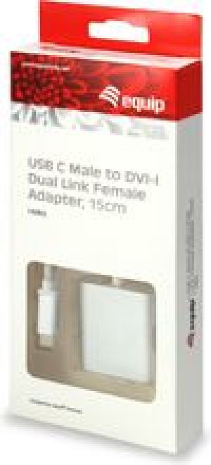 Adapter USB Equip USB-C - DVI Biały  (133453) 3