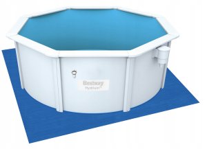 Mata plandeka pod basen stelażowy rozporowy podkład 335x335cm Bestway 58001 2