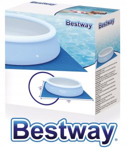 Mata plandeka pod basen stelażowy rozporowy podkład 335x335cm Bestway 58001 3