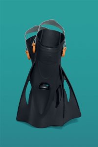 Zestaw Do Nurkowania Maska, Rurka, Płetwy Czarny Bestway 25020 9