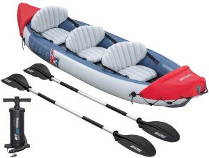 Bestway Kajak Rapid X3 dmuchany 3 osobowy + wiosła torba 381x100 cm 65132 EDUKAMP 2