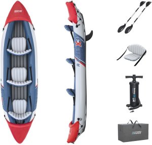 Bestway Kajak Rapid X3 dmuchany 3 osobowy + wiosła torba 381x100 cm 65132 EDUKAMP 3