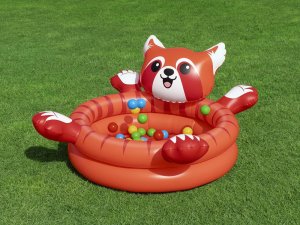 Suchy basen czerwona PANDA z kulkami 107x 94cm Bestway+50 kulek 52702 12