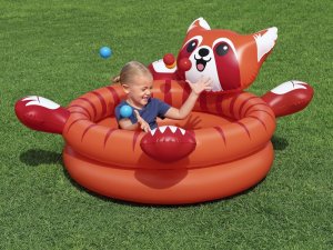 Suchy basen czerwona PANDA z kulkami 107x 94cm Bestway+50 kulek 52702 13