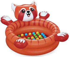 Suchy basen czerwona PANDA z kulkami 107x 94cm Bestway+50 kulek 52702 2
