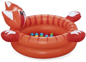 Suchy basen czerwona PANDA z kulkami 107x 94cm Bestway+50 kulek 52702 3