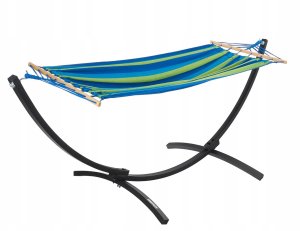 Hamak ogrodowy ze stelażem 200x100cm 200kg (1) 6