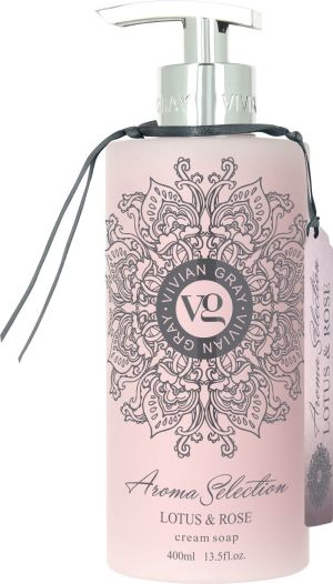 Vivian Gray Aroma Selection Cream Soap mydło w płynie Lotus & Rose 400ml 1