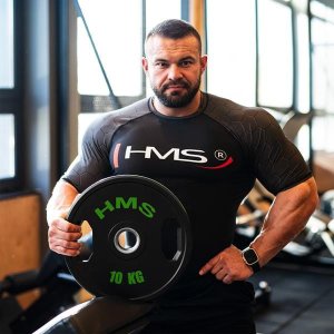 TOG10 2 x 10 KG TALERZ OLIMPIJSKI OGUMOWANY 2 x 10 KG HMS 3