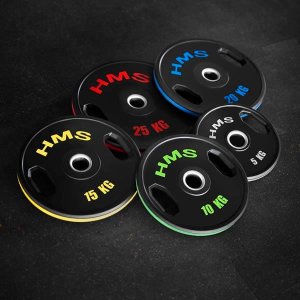 TOG10 2 x 10 KG TALERZ OLIMPIJSKI OGUMOWANY 2 x 10 KG HMS 5