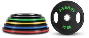 TOG10 2 x 10 KG TALERZ OLIMPIJSKI OGUMOWANY 2 x 10 KG HMS 8