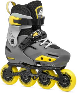 Rolki dziecięce Rollerblade Apex - Charcoal/Yellow Rozmiar:29-32 (18,5-20,5) 1