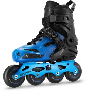 Rolki Spokey Freespo Junior rekreacyjne regulowane czarno-niebieskie r. 31-34 5