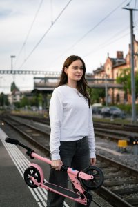 Hulajnoga Micro Speed Deluxe Różowy (SA0213) 5