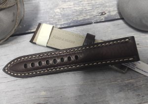 Skórzany pasek do zegarka 22 mm Morellato A01X6023E22032CR22 brązowy . 4