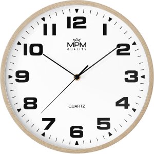 Zegar ścienny MPM E01.4462.5000 30,5 cm czytelny cichy . 1
