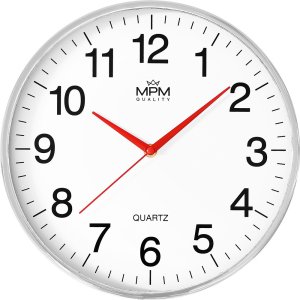 Zegar ścienny MPM E01.4464.7000 30,5 cm czytelny cichy . 1