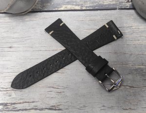 Skórzany wodoodporny pasek do zegarka 20 mm HIRSCH Bagnore L 05502050-2-20 . 4