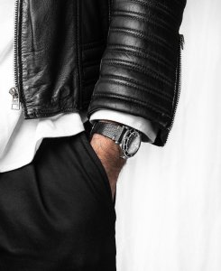 Skórzany wodoodporny pasek do zegarka 20 mm HIRSCH Bagnore L 05502050-2-20 . 5