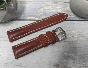 Pasek ze skóry aligatora 22 mm HIRSCH Capitano L 04807079-2-22 . 3