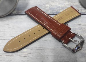 Pasek ze skóry aligatora 22 mm HIRSCH Capitano L 04807079-2-22 . 4