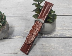 Pasek ze skóry aligatora 22 mm HIRSCH Capitano L 04807079-2-22 . 5