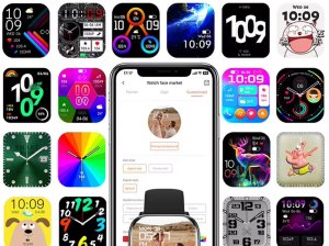 Zestaw damski z zegarek SMARTWATCH Rubicon RG + bransoletka 5