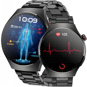 Zegarek Smartwatch z glukometrem na bransolecie kardiowatch 19