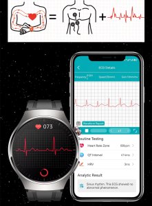 Zegarek Smartwatch z glukometrem na bransolecie kardiowatch 8