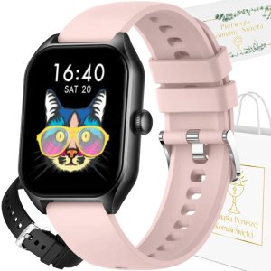 Zegarek dziecięcy SMARTWATCH Rubicon RNCF03 black/pink original 1