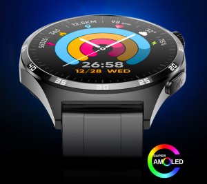 SMARTWATCH męski Rubicon RNCF38 silver/grey silicon 14