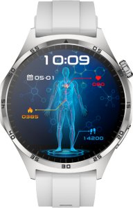 SMARTWATCH męski Rubicon RNCF38 silver/grey silicon 2