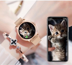 Zestaw dziecięcy KOMUNIA RUBICON RNBE66 SMARTWATCH - rosegold 11