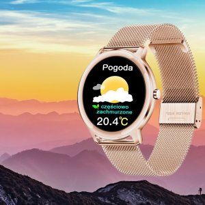 Zestaw dziecięcy KOMUNIA RUBICON RNBE66 SMARTWATCH - rosegold 10