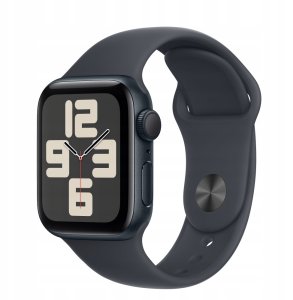 Smartwatch Apple Watch SE GPS 40mm Midnight Alu Sport M/L Czarny  (mxe93qc/a) 1